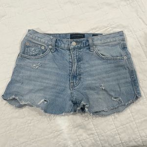 Lucky Brand Distressed Light Wash Jean Shorts